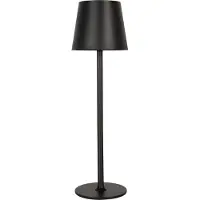 Clayre & Eef Tischlampe Ø 11x36 cm Schwarz Metall