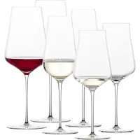 Zwiesel Glas Glas DUO Bordeaux, Weißwein & Champagner Gläserset 6-tlg.