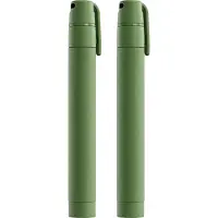 Lixada Wasserfilter-Strohhalm für den Außenbereich, Wasserfilter-Werkzeug, Wasserreiniger-Strohhalm, geeignet für Outdoor-Camping-Notfälle, grün, 2er-Pack