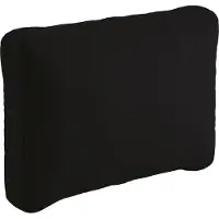 Sunnypillow Palettenkissen Outdoor, wasserdicht, UV-lichtecht - Rückenkissen 60x40x20cm - Palettenauflage für Palettensofa für Haus und Garten - Palettenpolster für Palettenmöbel - Kissen Schwarz