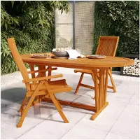 Markenlos Gartentisch aus Eukalyptus 200x100x75 cm