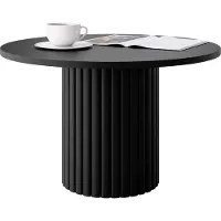 Mirjan 24 Couchtisch STK M16, Beine aus Stahl, 67x67x42 cm, Wohnzimmer (Farbe: Schwarz)