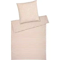 Elegante Soft-Flanell-Bettwäsche-Garnitur Inverness Farbe Ziegel Größe 135x200+80x80