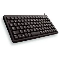 Cherry G84-4100, Mini, Kabelgebunden, USB, QWERTY, Schwarz