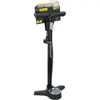 Dunlop Fahrradpumpe mit Manometer - Doppelventil - Holländisches Ventil/ Französisches Ventil/ Auto Ventil