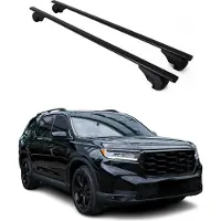 Omtec Dachträger Grundtäger für Honda Pilot 2023-2025 75kg Metall Schwarz 2 tlg