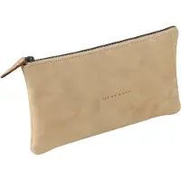 Clairefontaine 8x Schlampermäppchen aus Leder beige 22x11cm - Beige 103513C