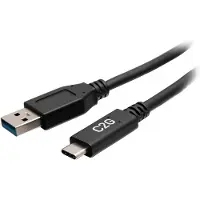 C2G C2G28875 USB-Kabel USB 3.2 Gen 1 (3.1 Gen 1) USB A USB C Schwarz