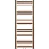 Belrad Handtuchheizkörper mit Mittelanschluss in gebürstetem Kupfer – 1600x600mm, 557 Watt