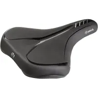 Velo Fit Traveller, Fahrradsattel, Track, Unisex, Schwarz, Einfarbig, 19,1 cm