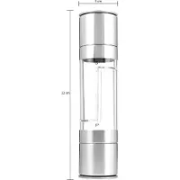 Krumble Salz- und Pfeffermühle 2-in-1 - Salzmühle - Pfeffermühle - Gewürzmühle - Stahl