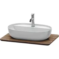 Duravit Waschtisch-Konsole Luv 68,8x47,5x2,5cm, a Holz, m 1 AS, Nussb