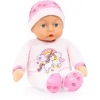 Bayer 93029AB Babypuppe, Spielpuppe, Kuschelpuppe, weich, ca. 30 cm
