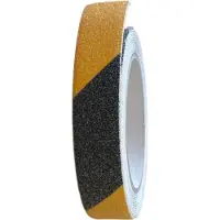 Vago-Tools 1x Antirutschband Selbstklebend 25mm x 5m Klebeband schwarz-gelb Tape