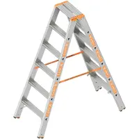 Layher Topic 1043 Stufenstehleiter 2x6 Stufen