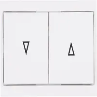 Kopp 621513084 MALTA - Jalousieschalter, Farbe: arktisweiß