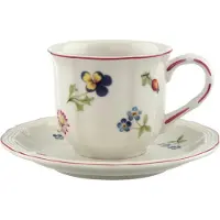 Villeroy & Boch Petite Fleur Mokka-/Espressotasse mit Untertasse