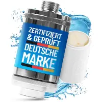 Sanquell Legionellenfilter Dusche LONGLIFE, Sofortschutz, universal passend, Standard-Gewinde