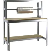 Proregal Packtisch BUFFALO | HxBxT 84x120x76cm | Traglast 600kg | Verzinkt