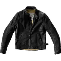 Spidi Rock Motorrad Lederjacke, schwarz, 52