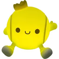 MODFU Nachtlichter, Tennis LED Nachtlicht, USB aufladbare Silikon Lampe, Tipp-Licht, Warmweiß, Tischlampe für Kinder, Schlafzimmer, Gaming, Dekoration, tragbar und energiesparend