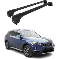 Omtec Dachträger Gepäckträger für BMW X1 F48 2015-2022 ABE Grundträger Alu Schwarz