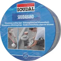 Soudal Dichtband Soudaband selbstklebend aluminium 15cm x 10m 101187