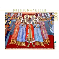 CALVENDO Puzzle Die Familie von Zar Nikolaus II. in der Wladimir-Kathedrale auf der Insel Walaam 1000 Teile Puzzle quer | 1000 Teile Lege-Größe 64x48cm Foto-Puzzle für glückliche Stunden