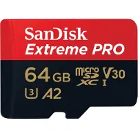 SanDisk micro SDXC Extreme Pro 64GB 200MB/s V30