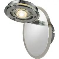 Esto LED Wandlampe, Spot beweglich, Glas, chrom H 14,5 cm