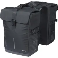 Basil Move MIK Doppel-Fahrradtasche, 30 Liter, 16 x 27 x 38 cm - Schwarz
