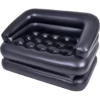 Avenli Luftsofa aufblasbares Sofa Indoor und Outdoor, Sofa aufblasbar 198x138x62cm wandelbar zum Schlafsofa / Luftbett