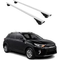 Omac Dachträger Grundtäger für Kia Stonic 2017-2025 75kg Metall Silber 2 tlg