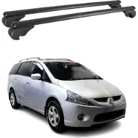 Omtec Dachträger für Mitsubishi Grandis 2003-2011 Gepäckträger Grundträger Alu Schwarz