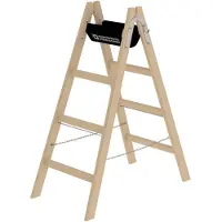 Günzburger Munk Sprossen-Stehleiter Holz - 033208