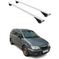 Omac Dachträger Grundtäger für Hyundai Trajet 1999-2008 75kg Metall Silber 2 tlg