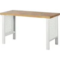 RAU Seiten-Lochwand für Werkbankfuß 7000, H617mm, für Fußtiefe 650mm, RAL7035