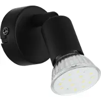 Eglo BUZZ-LED, GU10, LED, 250 lm, 220-240 V, Schwarz
