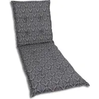 GO-DE Liegenauflage , grau (anthrazit), B:60cm H:7cm T:190cm, Baumwolle, Polyester, Polyurethan, Polsterauflagen, Liegenauflage, Maße ca.: 60 cm x 190 cm x 7 cm