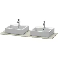 Duravit Konsole XSquare 140x55cm, T m, m 2 Auss, Beck. beids.