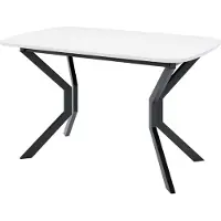 Masseno ESSTISCH NICO M 130 cm - 170 cm / 80 cm x 77 cm Ausziehbar Esszimmertisch, Küchentisch, Ovaler Tisch, Modern Design