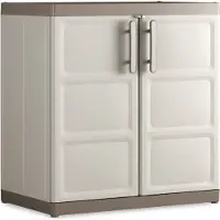 Kis Kunststoffschrank "EXCELLENCE", XL, niedrig Sand