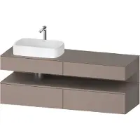 Duravit QA4777043430010 QAT KWTU WH Eck 1600x550x600 bs. Mt.