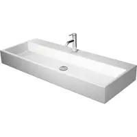 Duravit Waschtisch VERO AIR o ÜL m HLB geschli 1200x470mm 1 HL weiß 1 Hahnloch weiß