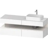Duravit QA4778022180000 QTG KWTU WH Ek. 1600x550x600 Wß Mt.