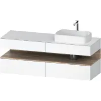 Duravit Waschtischunterschrank Qatego 160x55x60cm, E Ma/w m, Pl, B r, Nischenb