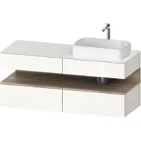 Duravit Waschtischunterschrank Qatego 140x55x60cm, E Ma/w g, Pl, Beck. re