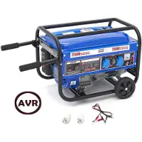 HBM Benzin Generator AVR 2800W 2x230V Benzintank Stromgenerator Stromerzeuger Strom