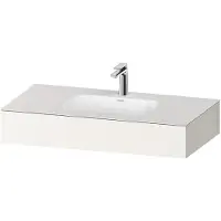 Duravit Einbauwaschtisch-Möbel-Set Qatego 100x55x17cm, w m, m K, 1 Ausschn, m ÜL