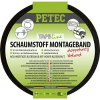 Petec Montageband Schaumstoff schwarz doppelseitig klebend SB-Karte 87200